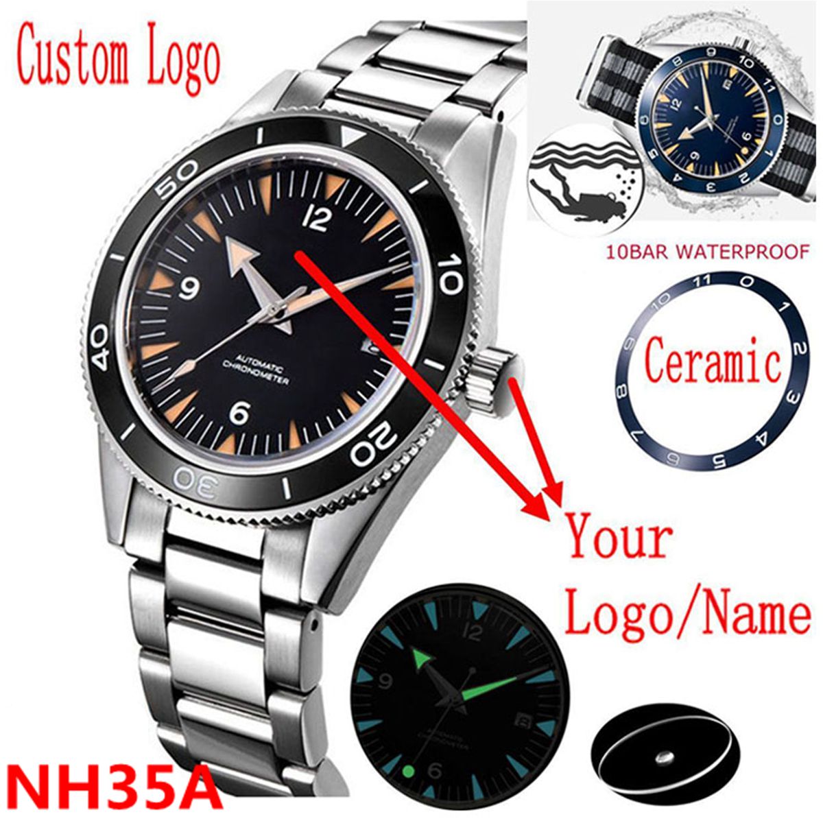 Custom Logo NH35 Movement Watc - огляд і ціна Watch Winder Compact