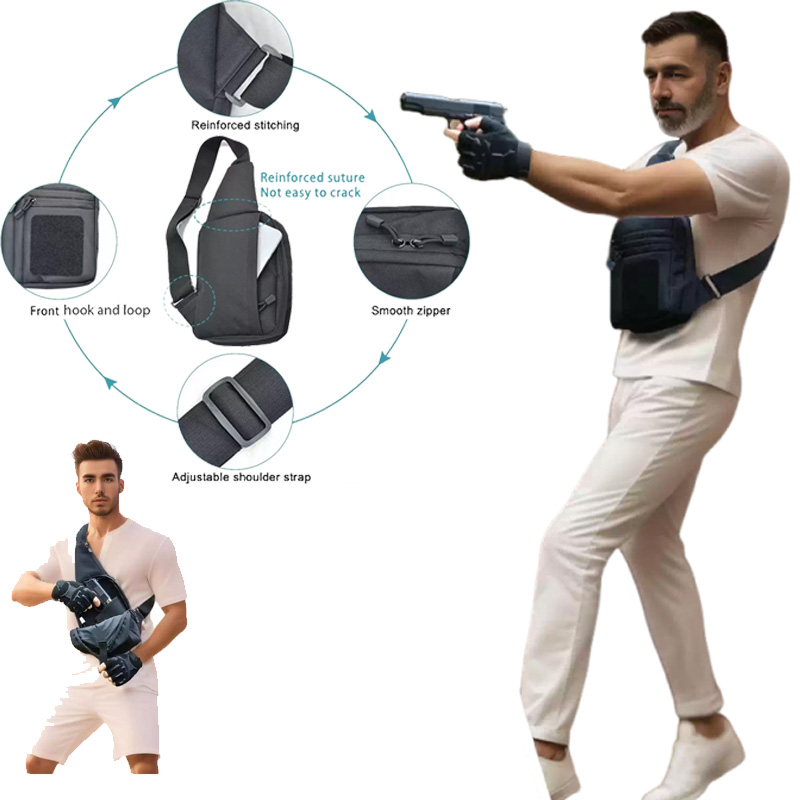 Tactical Pistol Gun Bag Concea - огляд і ціна Edc Concealed Carry Sling Bag
