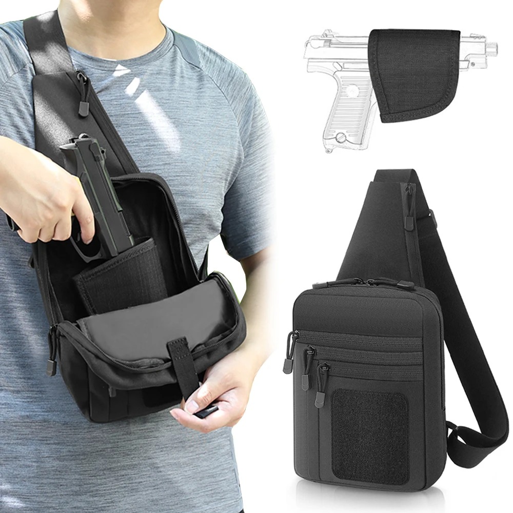 Tactical Pistol Gun Bag Concea - огляд і ціна Edc Concealed Carry Sling Bag