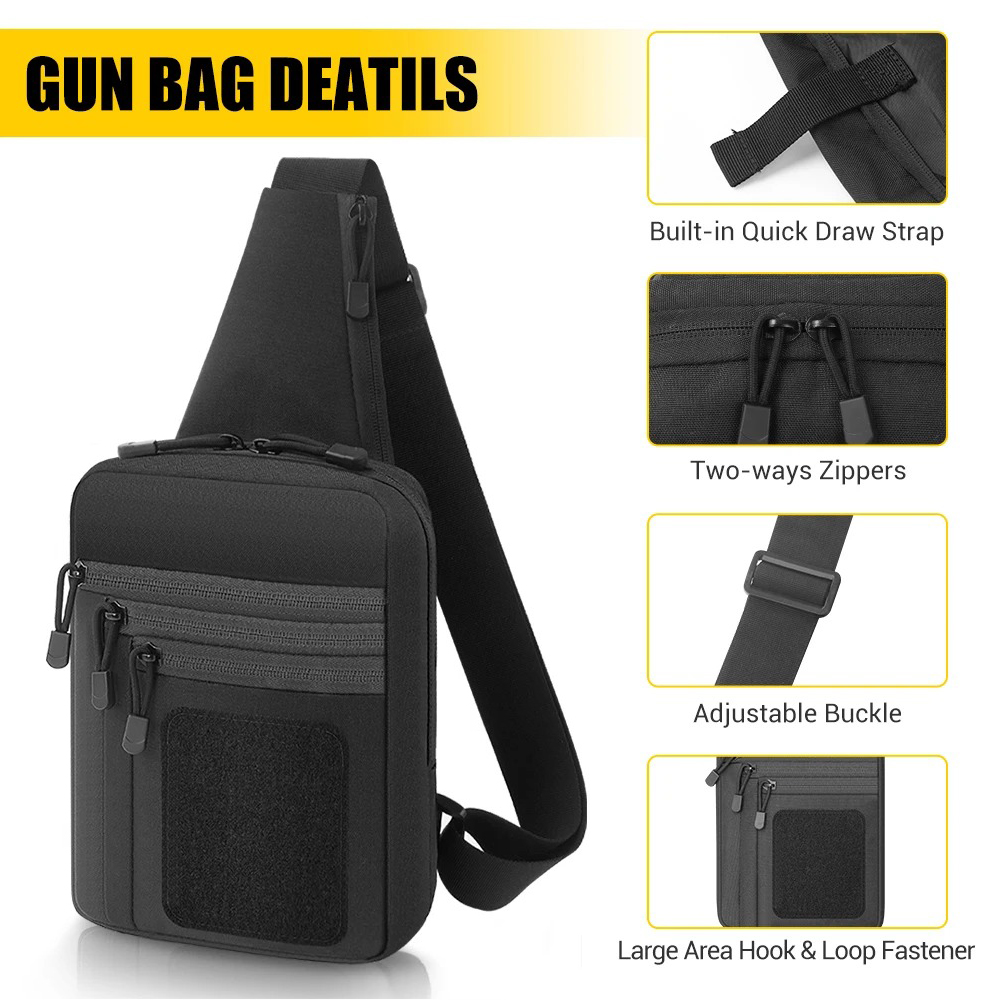 Concealed Carry Chest Gun Bag  - огляд і ціна Edc Concealed Carry Sling Bag