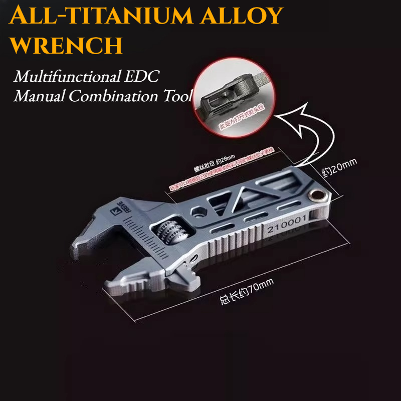 TC4 All-titanium Alloy Wrench  - огляд і ціна Edc Carry Pliers