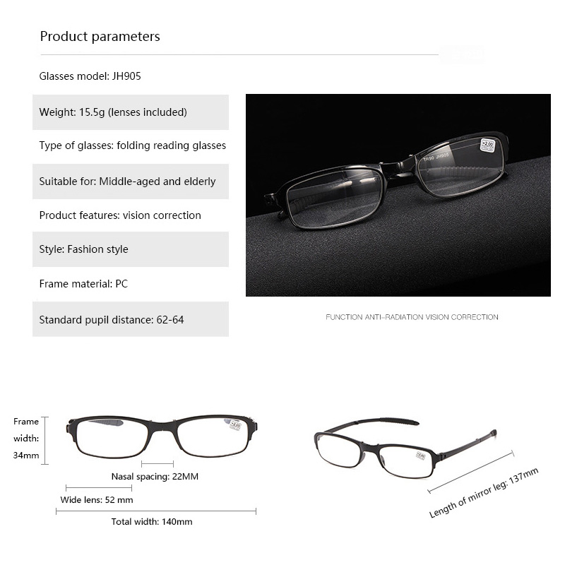 Design Reading Glasses Men Wom - огляд і ціна Wallet Slim Titanium