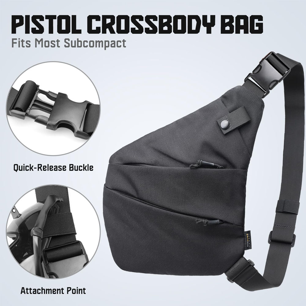 Tactical Concealed Gun Carry B - огляд і ціна Edc Concealed Carry Sling Bag