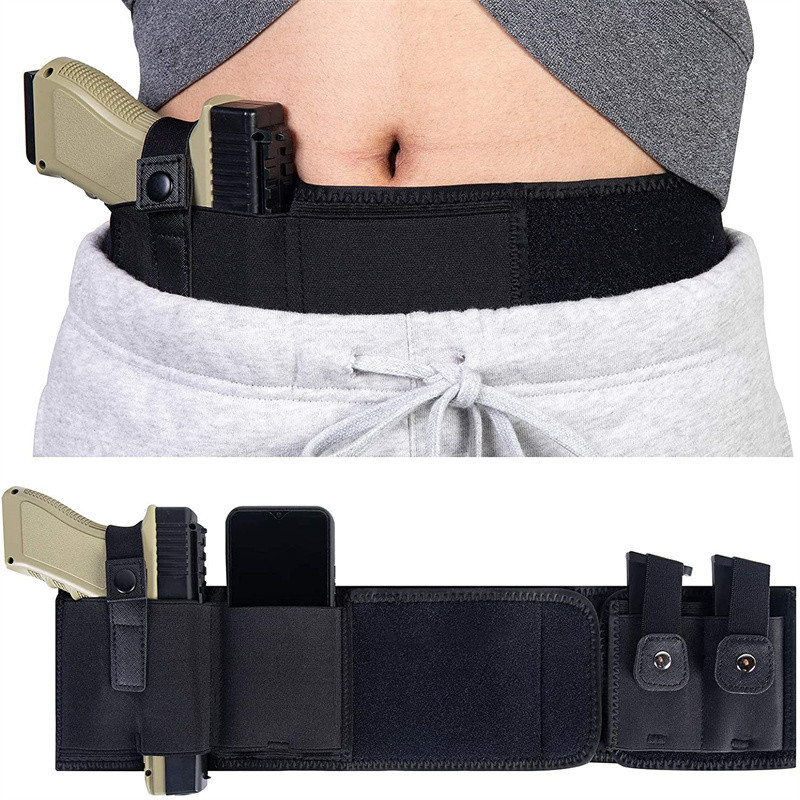 Belly Band Gun Holster Conceal - огляд і ціна Edc Carry Pistols