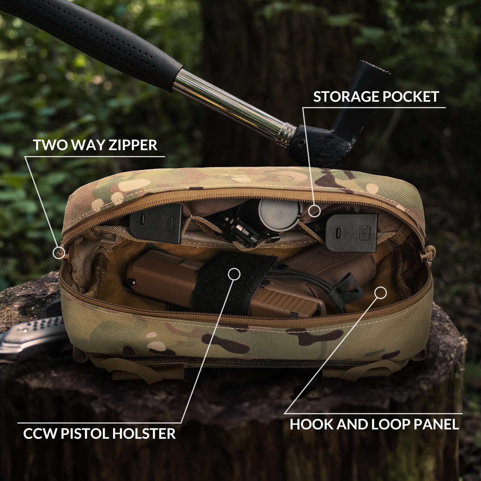 Tactical Fanny Pack, Concealed - огляд і ціна Edc Concealed Carry Sling Bag