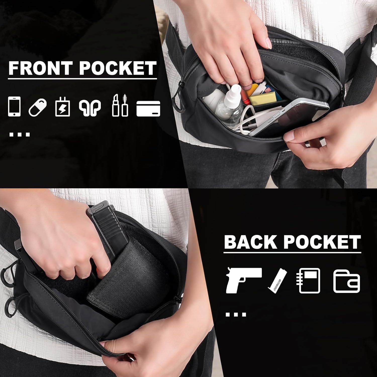 Tactical Fanny Pack with Holst - огляд і ціна Edc Carry Pistols