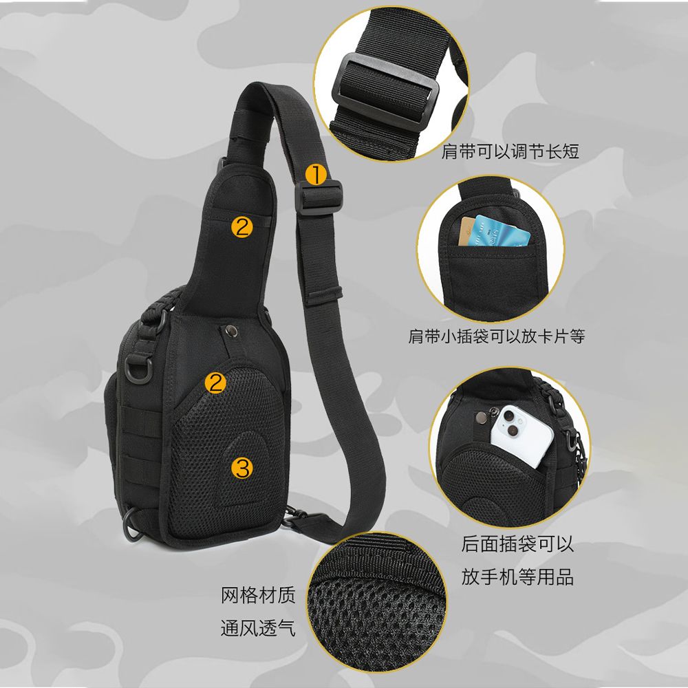 Tactical Sling Bag Pouch Multi - огляд і ціна Edc Concealed Carry Sling Bag